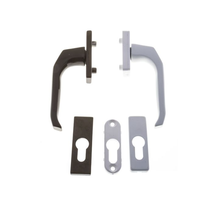 KLAMKA KS 1003 KK 00/7 30 BŁ/BR BALKON