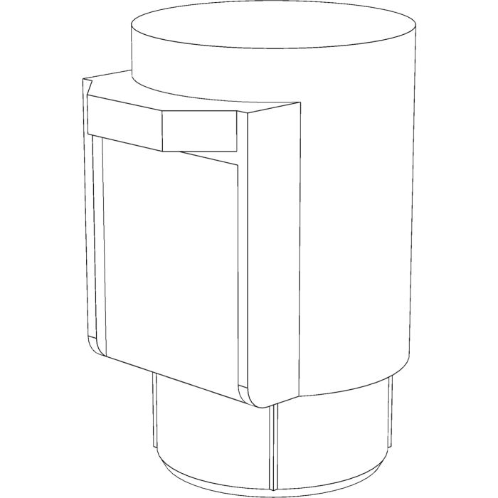 FK ZAŚLEPKA BIAŁA ZAWIASU SKRZYDŁA