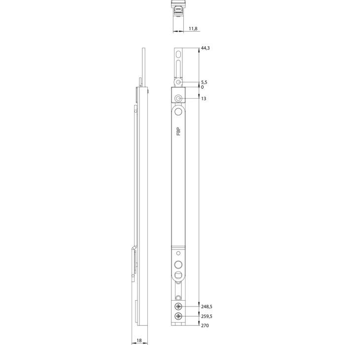 FBP-11-650 HAMULEC OKIENNY SR