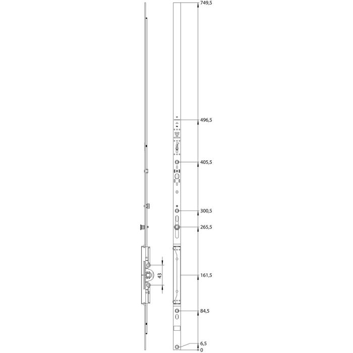 GAK.945-1.D7,5 ZASUWNICA