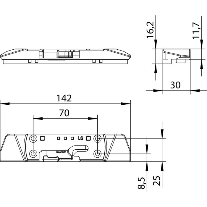 SBK.K.PA.192. LEWY ZACZEP UCHYLNY