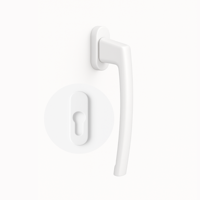 HF.KLAMKA PP.502/200.ROZETA WS