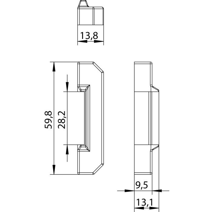 MVA OSŁONA DOCISKU BIAŁA