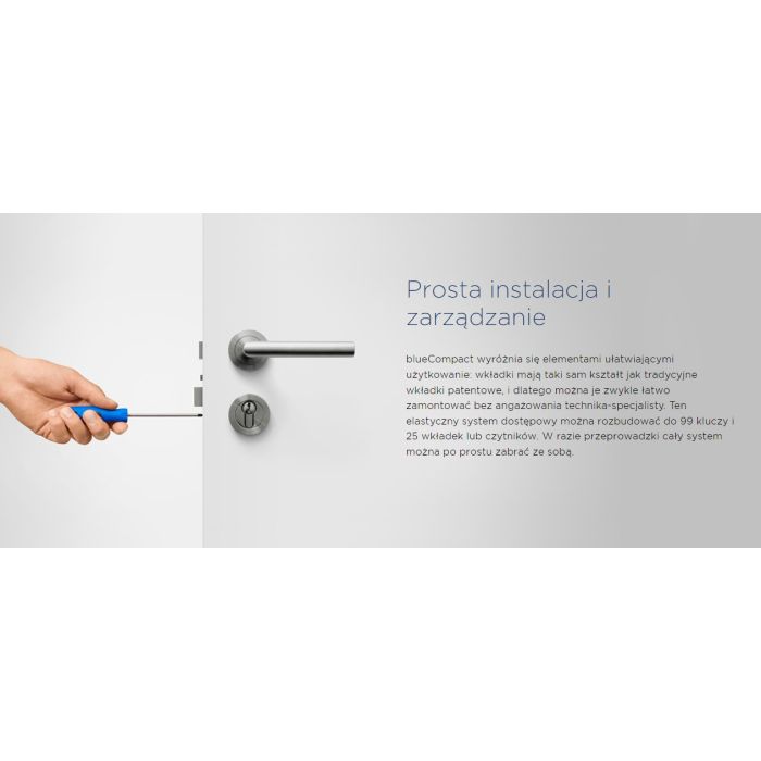 Elektroniczny system dostępowy blueCompact - bezpłatna wycena