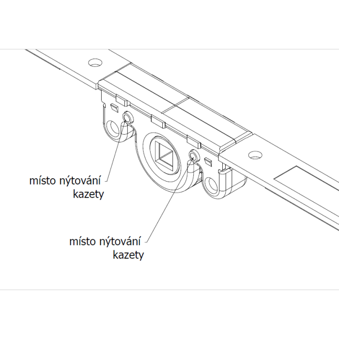 Kaseta naprawcza do zasuwnic autoPilot Winkhaus
