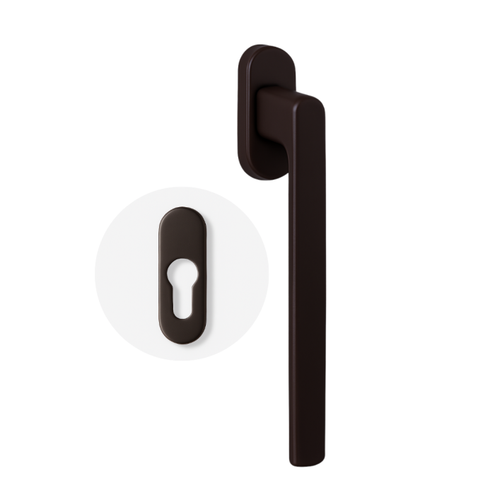 HF.KLAMKA ZEWNĘTR. PP502R/200 ROZETA BR