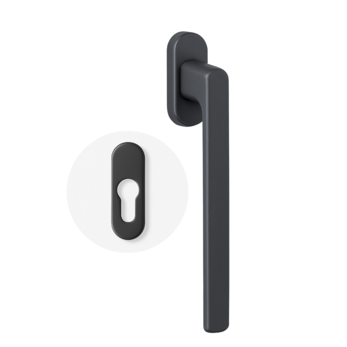 HF.KLAMKA ZEWNĘTRZ. PP502R/200 ROZ.AGR25