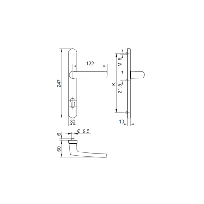 Szyld KS 1009 JSZ-K 92/8 30 F4 K=216