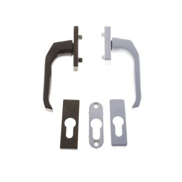 KLAMKA KS 1003 KK 00/7 30 BŁ/BR BALKON