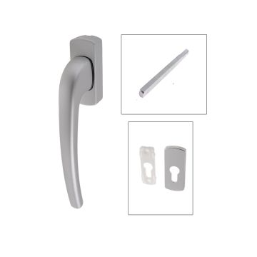 KLAMKA SKI 8/63 SREBRNA WEWN.(175221)