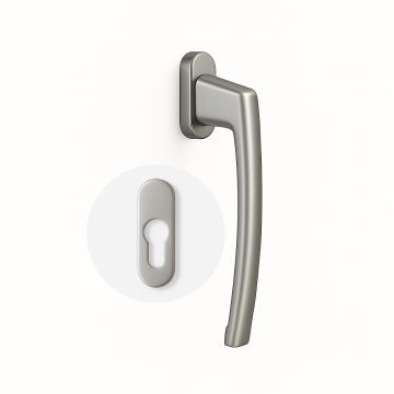 HF.KLAMKA PP.502/200.ROZETA F9